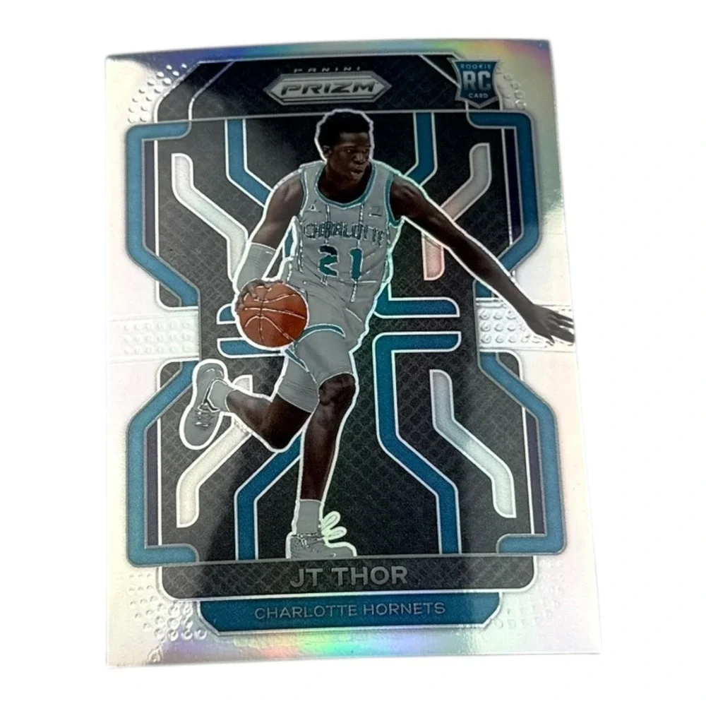 JT Thor 2021 22 Panini Prizm Rookie Card Charlotte Hornets Basketball‎